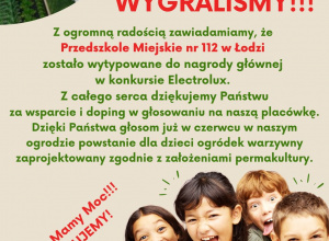 "Ogródki ze Smakiem" - Wygrana w konkursie